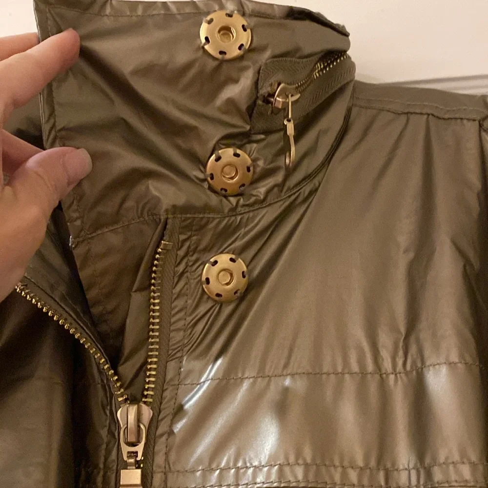 ANORAK Metallic Rain Coat. Sz. XL - Picture 8 of 15